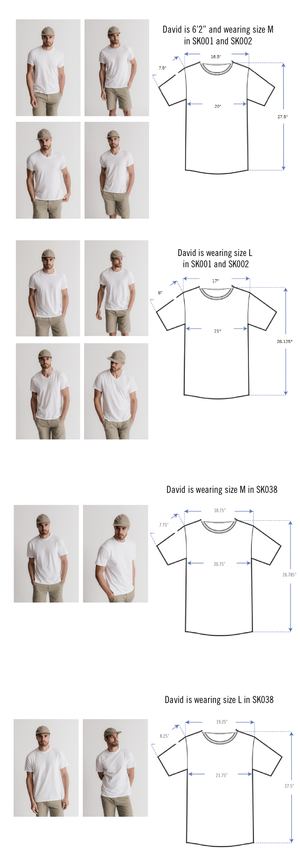 SKU Tee Fit (a visual guide)