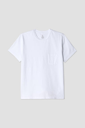 Short Sleeve Recycled Cotton Pocket Tee