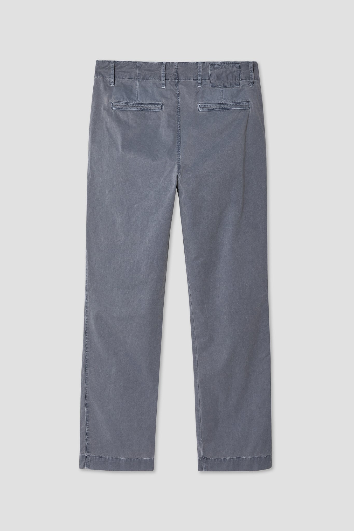 Distressed Button Fly Chino