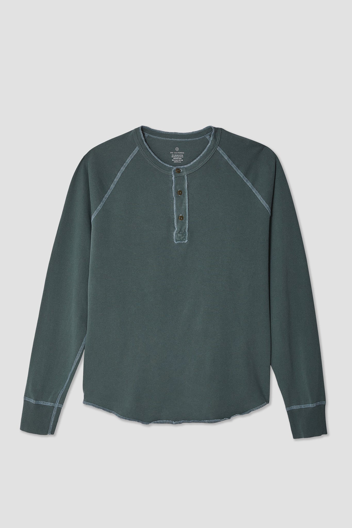 Organic Recycled Jersey Henley